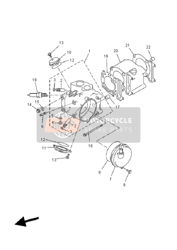 Yamaha YP250RA X-MAX 2011 Cylinder for a 2011 Yamaha YP250RA X-MAX